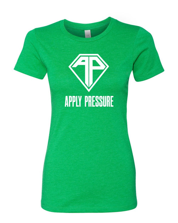 Adult Apply Pressure Delux Ladies T-Shirt
