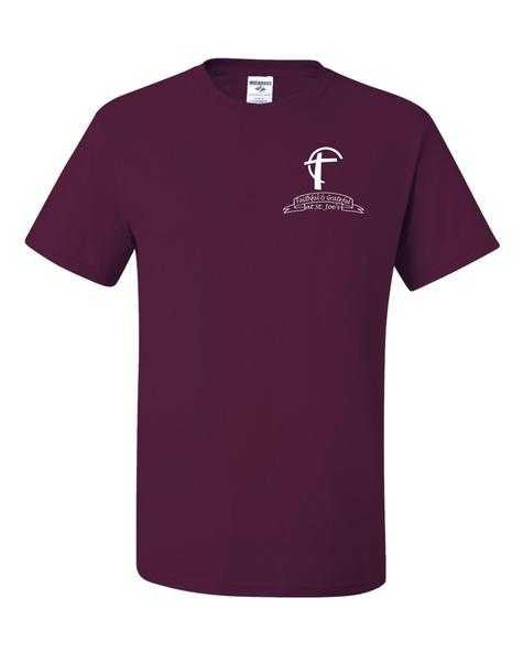 Youth T-shirt with St. Joes Faithful and Grateful Cross Logo