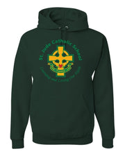 SPIRITWEAR Hooded Sweatshirt with Full Front Cross Logo