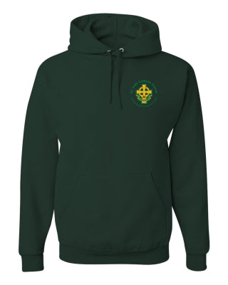 UNIFORM Hooded Sweatshirt with Left Chest Cross Logo