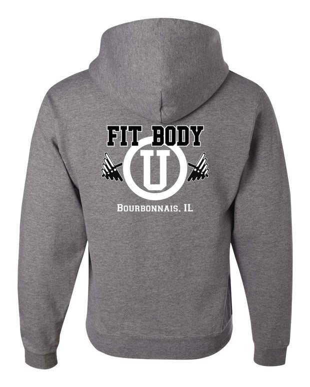 Adult Fit Body U Hooded Sweatshirt