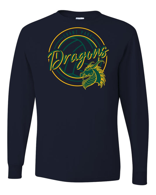 Adult Grant Park Middle School Volleyball 2023 Longsleeve T-Shirt