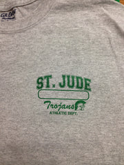 GYM T-SHIRT UNIFORM Youth St. Jude with Left Chest Name Bar