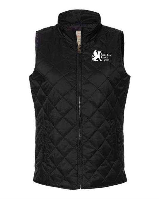 Ladies Griffin Gate Farm Vintage Diamond Quilted Vest