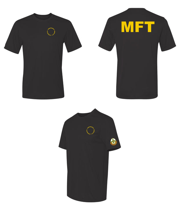 MAMC Fitness Trainer Black Performance T-Shirt