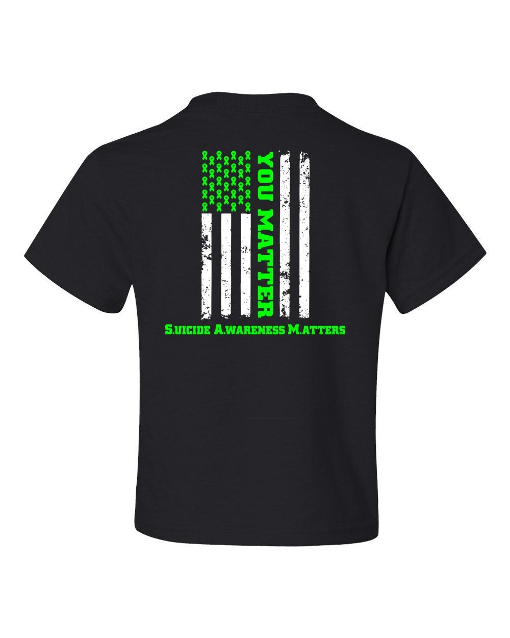 Youth Sam Myers Suicide Awareness Matters T-Shirt