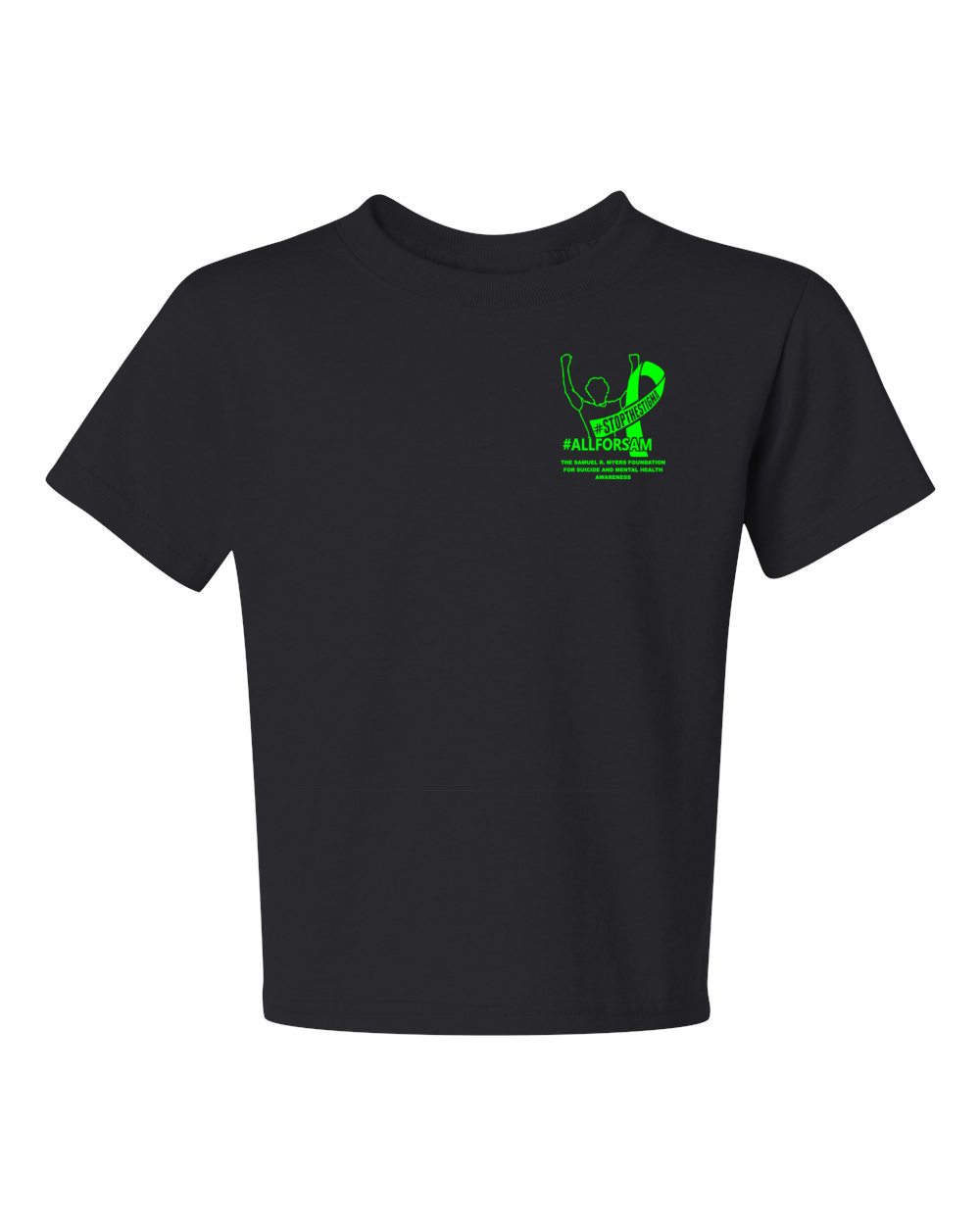 Youth Sam Myers Suicide Awareness Matters T-Shirt