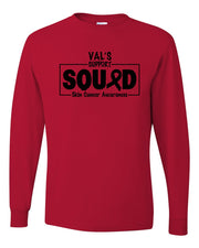 Adult  Val's Support Squad Longsleeve