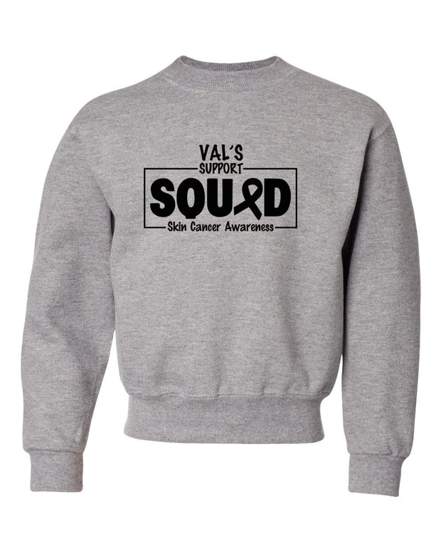 Youth Val's Support Squad Crewneck
