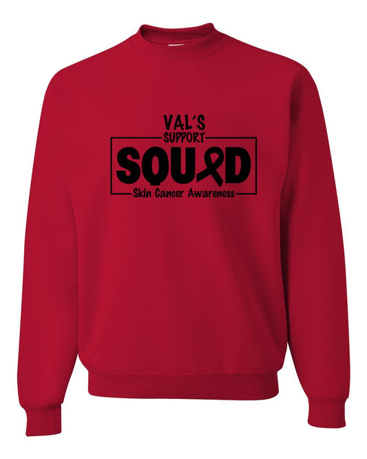 Adult Val's Support Squad Crewneck