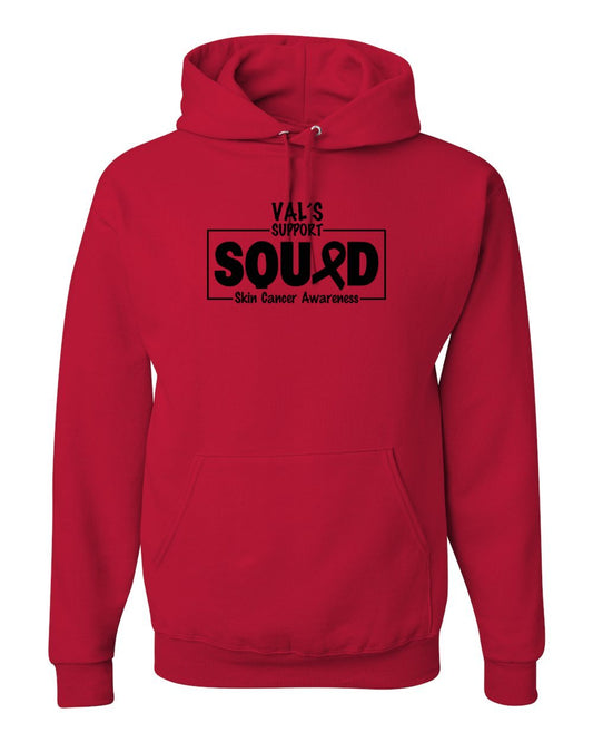 Adult Val's Support Squad Hooded Sweatshirt