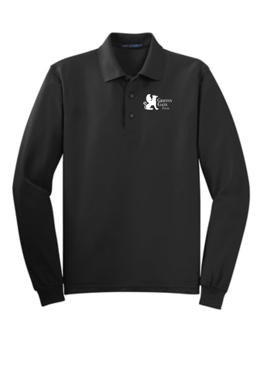 Youth Griffin Gate Farm Silk Touch Longsleeve Polo